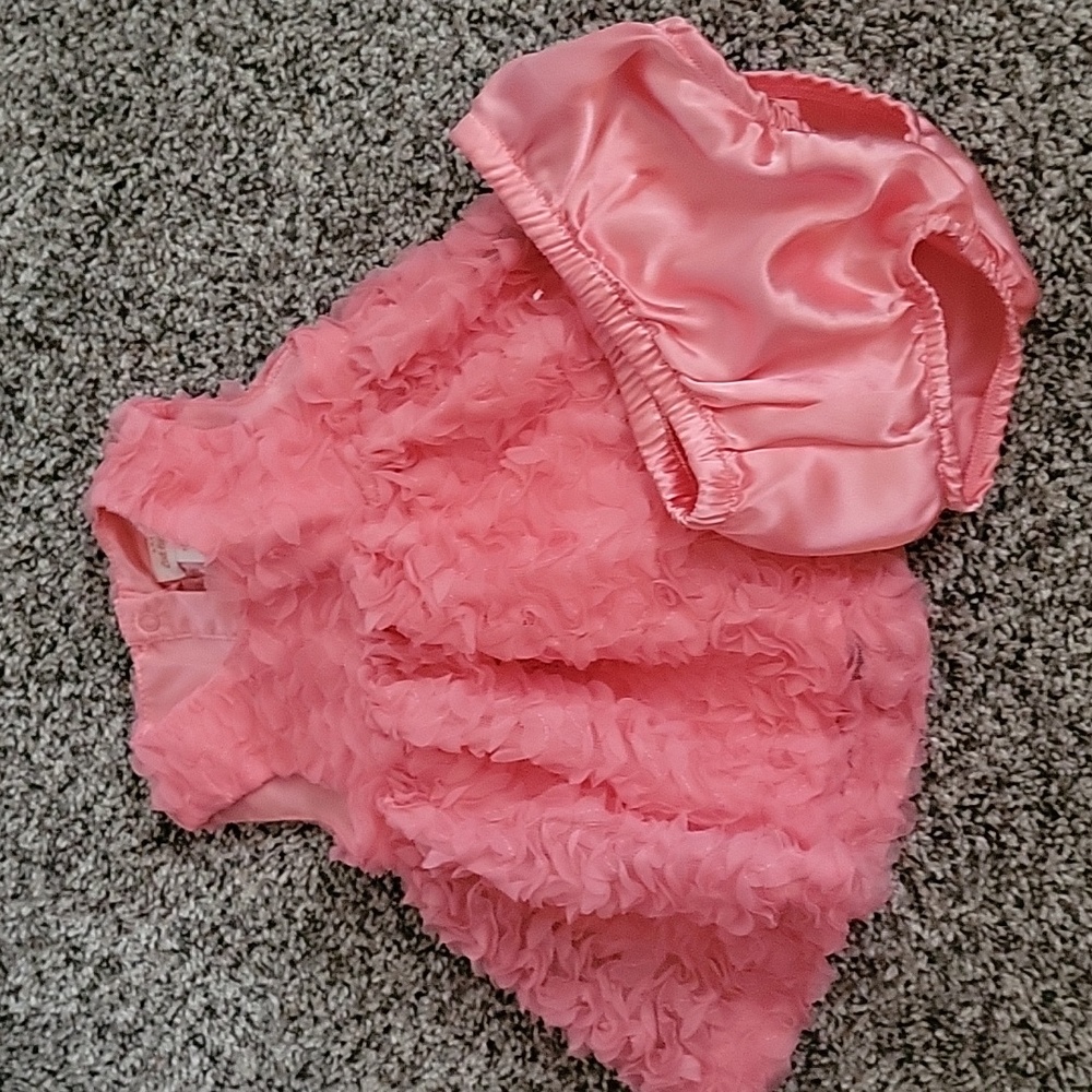 Baby 0-3 month pink dress
